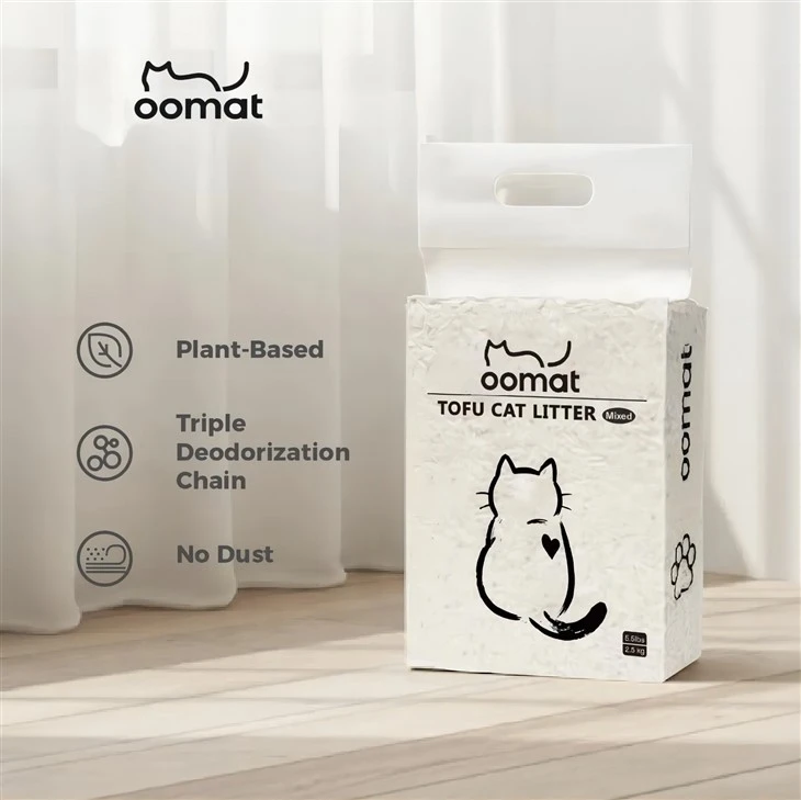 brick shape vacuum sealed packing machine for cat litter kitty litter