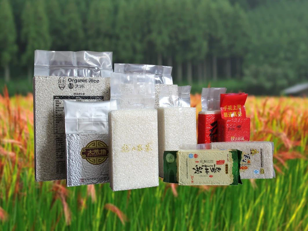 Six-Sided Rice Brick Vacuum Shaping Packaging: Six-Sided Rice Brick Vacuum Shaping Packaging: